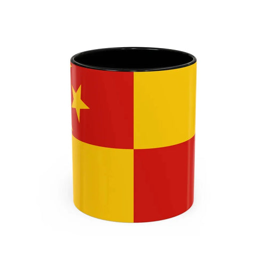 Flag of Selangor pre 1965 Malaysia - Accent Coffee Mug 11oz Black - Go Mug Yourself