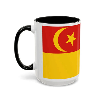 Flag of Selangor pre 1965 Malaysia - Accent Coffee Mug - Go Mug Yourself