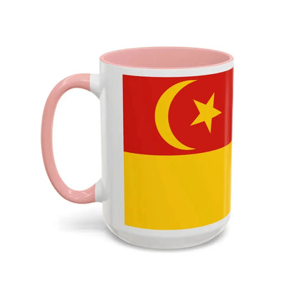 Flag of Selangor pre 1965 Malaysia - Accent Coffee Mug - Go Mug Yourself