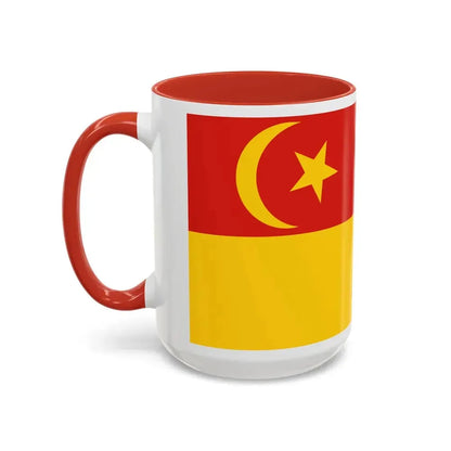 Flag of Selangor pre 1965 Malaysia - Accent Coffee Mug - Go Mug Yourself