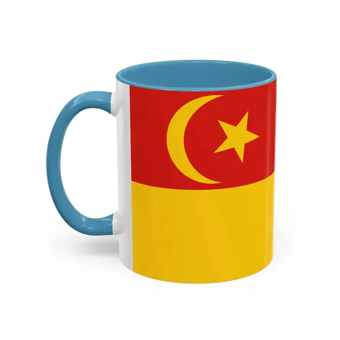 Flag of Selangor pre 1965 Malaysia - Accent Coffee Mug - Go Mug Yourself