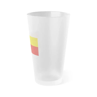 Flag of Selangor pre 1965 Malaysia - Frosted Pint Glass 16oz - Go Mug Yourself