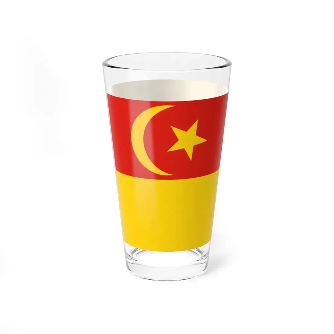 Flag of Selangor pre 1965 Malaysia - Pint Glass 16oz - Go Mug Yourself