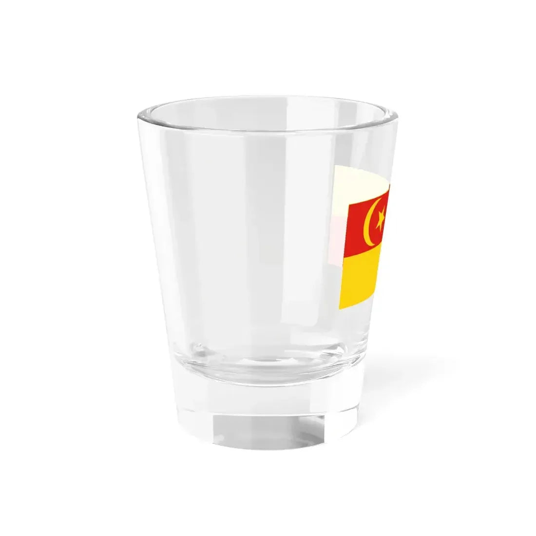 Flag of Selangor pre 1965 Malaysia - Shot Glass 1.5oz - Go Mug Yourself