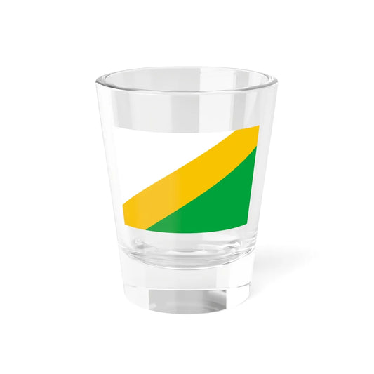 Flag of Selemdzhinsky rayon 2015-05 (Russia) Shot Glass 1.5oz 1.5oz - Go Mug Yourself