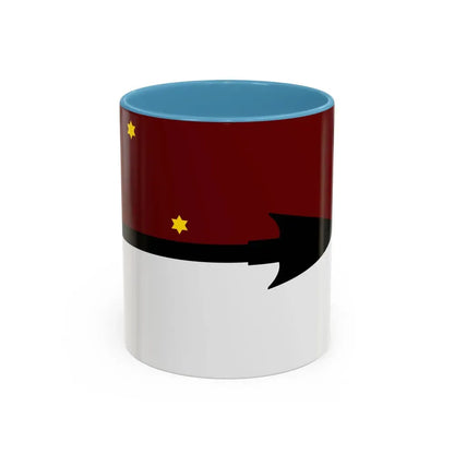 Flag of Selk'nam - Accent Coffee Mug 11oz Light Blue - Go Mug Yourself