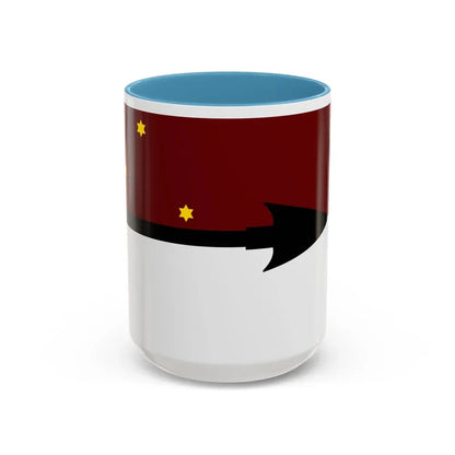 Flag of Selk'nam - Accent Coffee Mug 15oz Light Blue - Go Mug Yourself