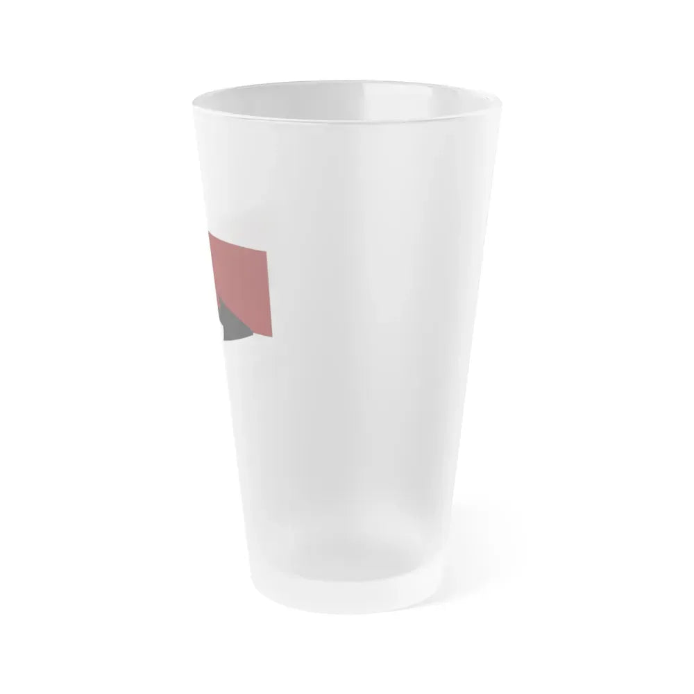 Flag of Selk'nam - Frosted Pint Glass 16oz - Go Mug Yourself