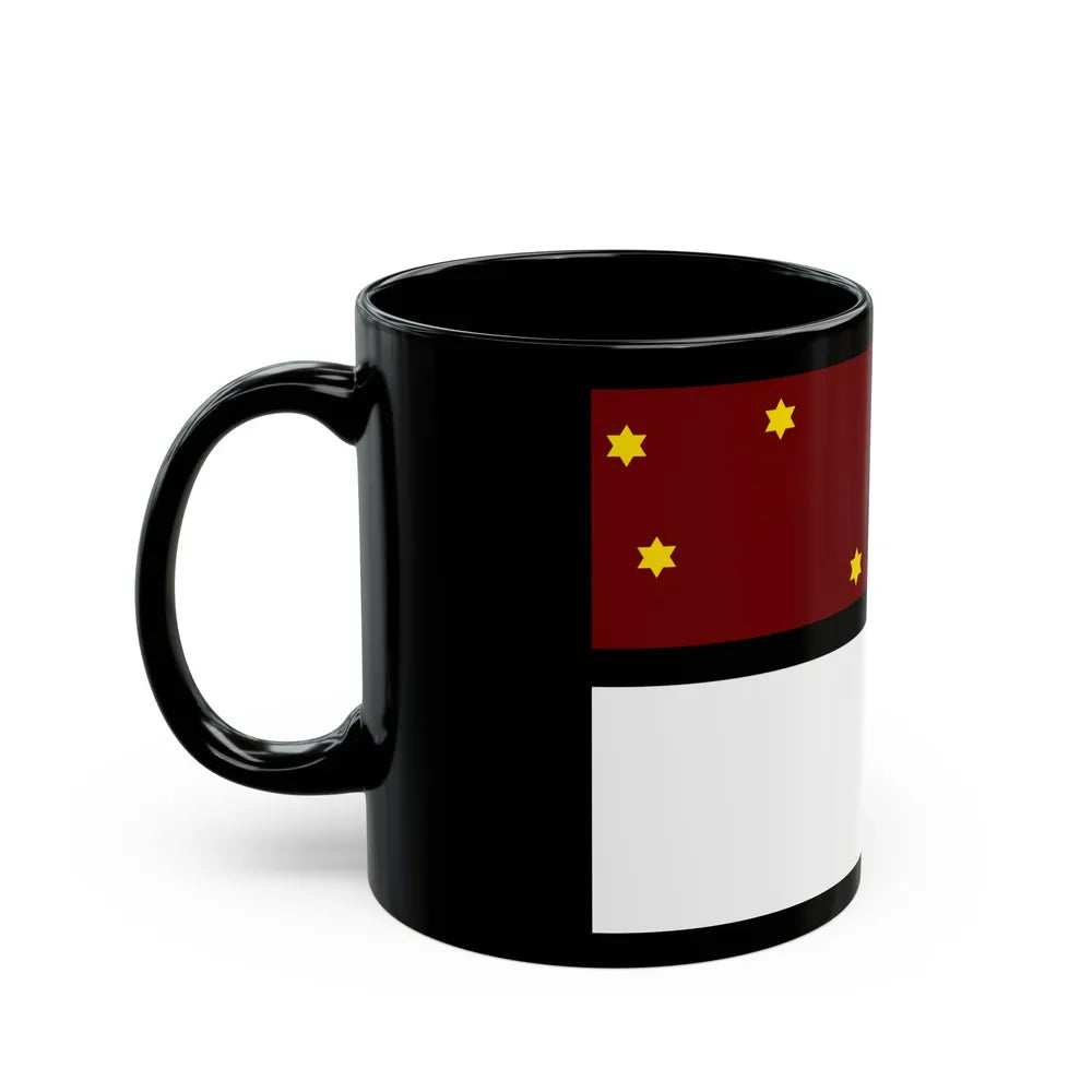 Flag of Selk'nam - Black Coffee Mug-Go Mug Yourself