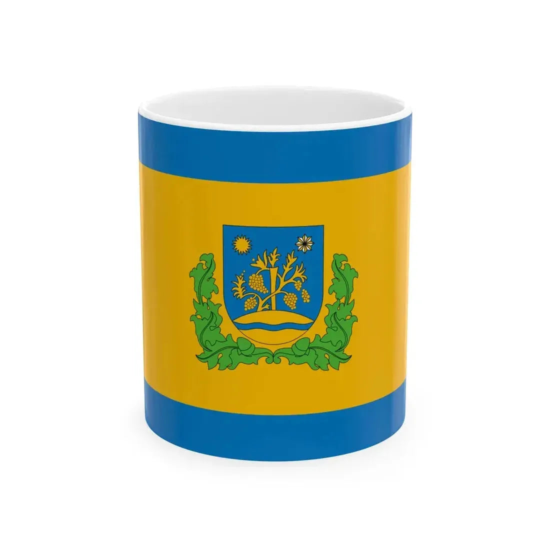 Flag of Sellye (Hungary) White Coffee Mug 11oz - Go Mug Yourself
