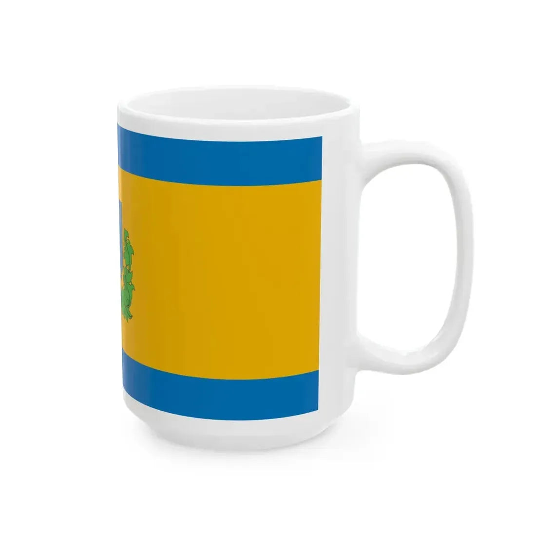 Flag of Sellye (Hungary) White Coffee Mug - Go Mug Yourself