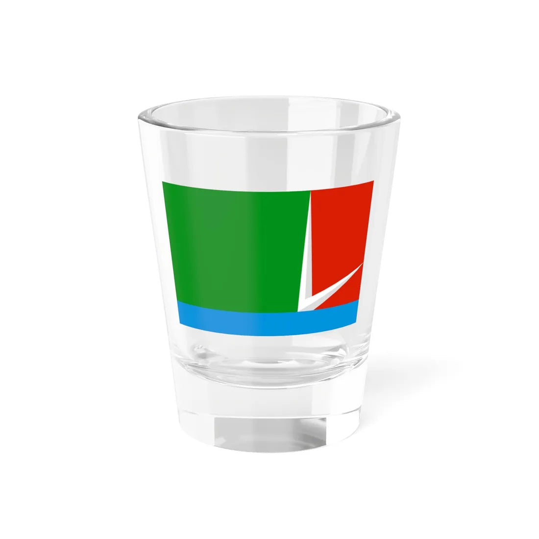 Flag of Selyatino Moscow oblast (Russia) Shot Glass 1.5oz 1.5oz - Go Mug Yourself