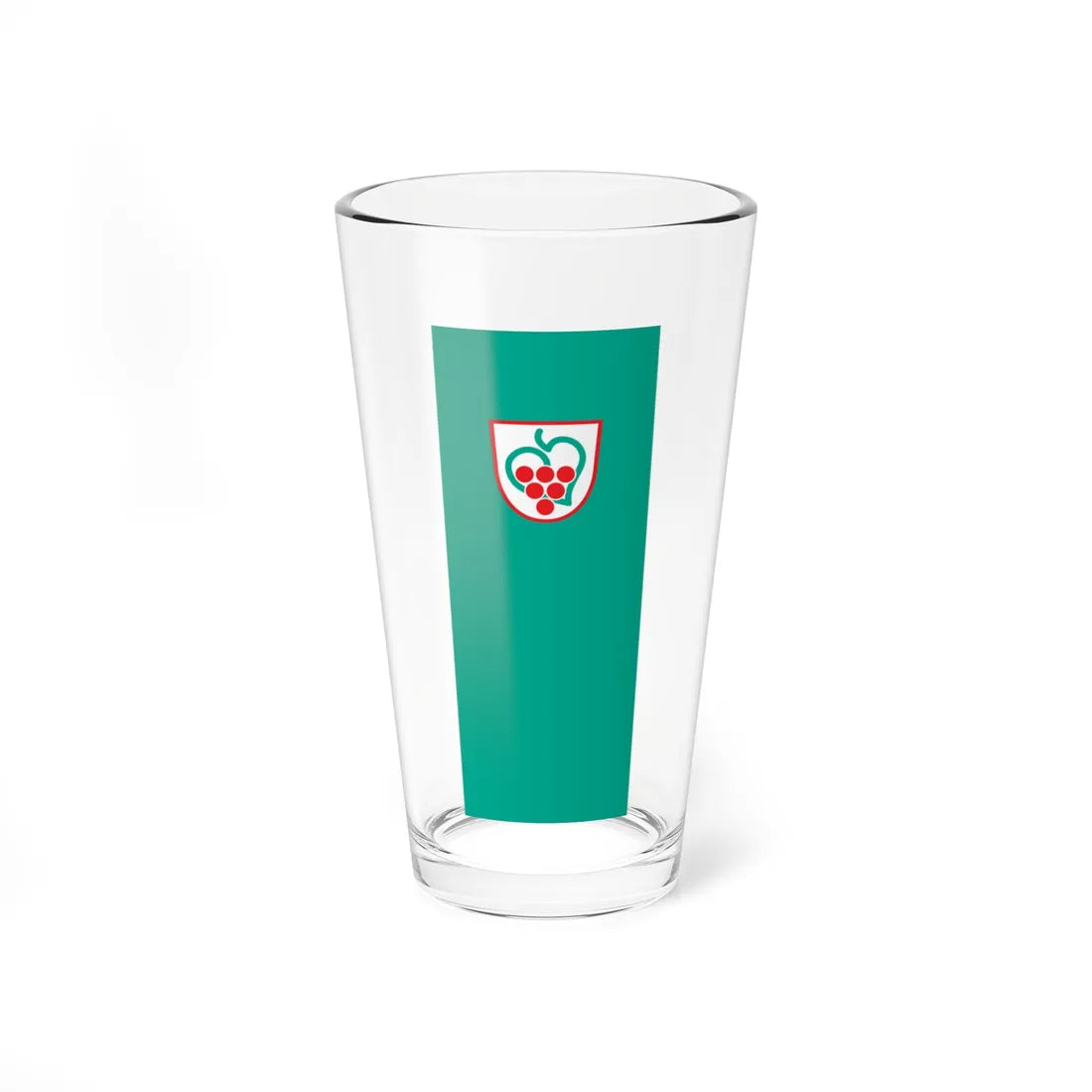 Flag of Semic vertical (Slovenia) Pint Glass 16oz 16oz - Go Mug Yourself