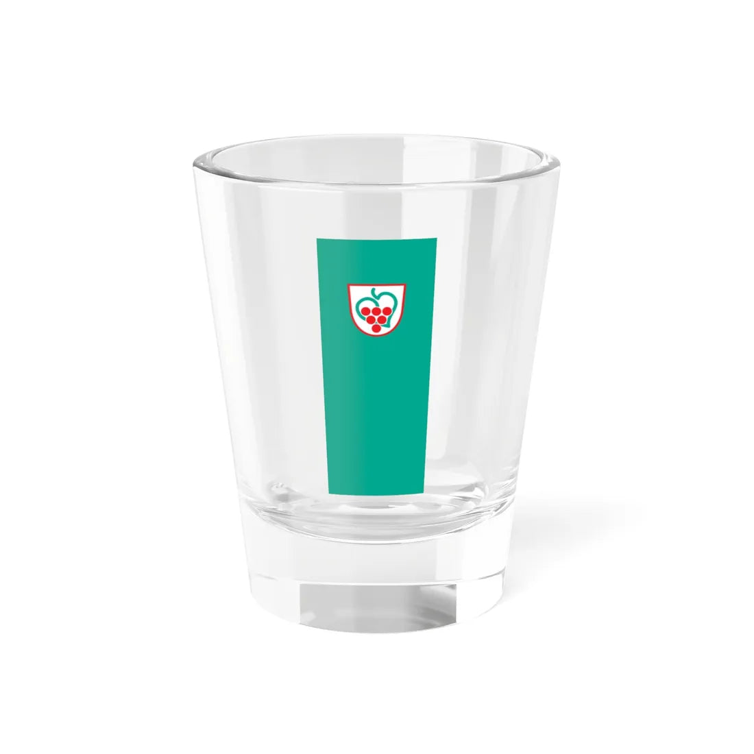 Flag of Semic vertical (Slovenia) Shot Glass 1.5oz 1.5oz - Go Mug Yourself
