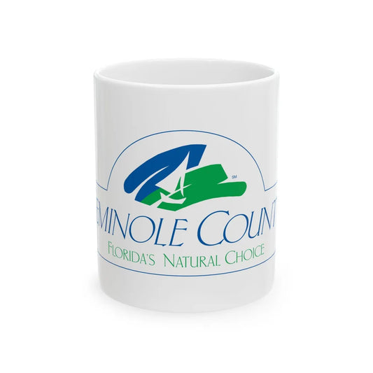 Flag of Seminole County Florida (United States) White Coffee Mug 11oz - Go Mug Yourself