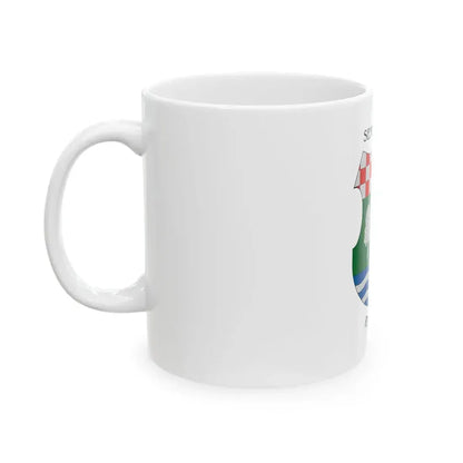 Flag of Semjenhaza (Hungary) White Coffee Mug - Go Mug Yourself