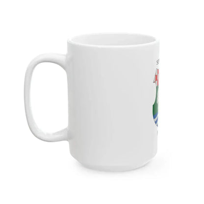 Flag of Semjenhaza (Hungary) White Coffee Mug - Go Mug Yourself