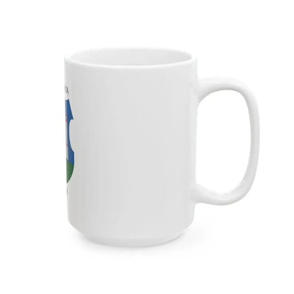 Flag of Semjenhaza (Hungary) White Coffee Mug - Go Mug Yourself