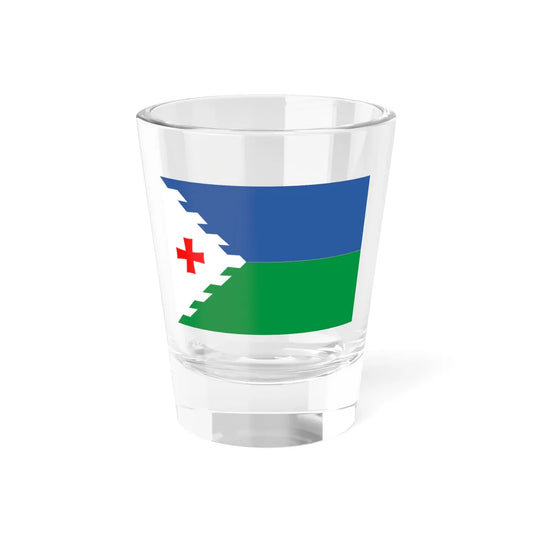 Flag of Senaki Municipality (Georgia) Shot Glass 1.5oz 1.5oz - Go Mug Yourself