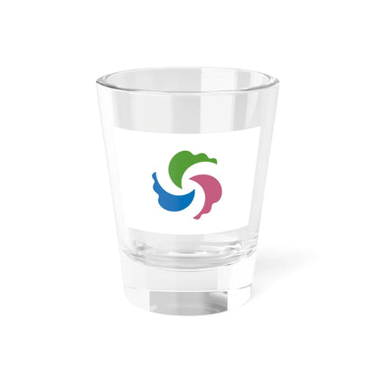 Flag of Senboku Akita (Japan) Shot Glass 1.5oz 1.5oz - Go Mug Yourself