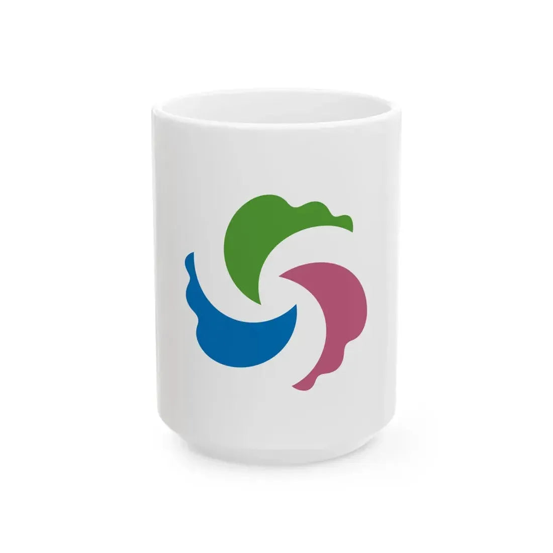 Flag of Senboku Akita (Japan) White Coffee Mug 15oz - Go Mug Yourself