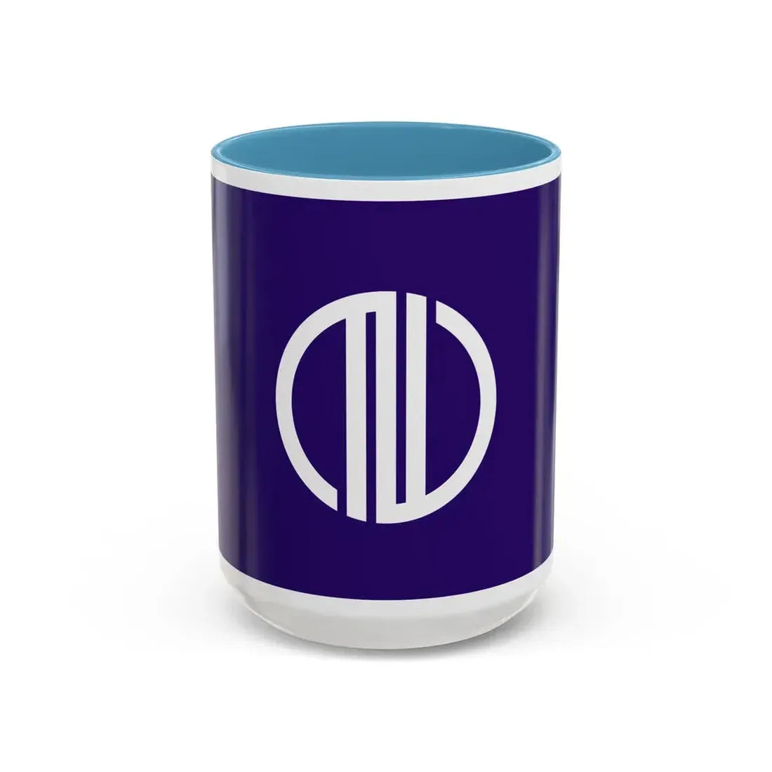 Flag of Sendai Miyagi Japan - Accent Coffee Mug 15oz Light Blue - Go Mug Yourself