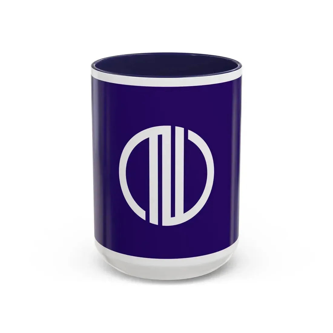Flag of Sendai Miyagi Japan - Accent Coffee Mug 15oz Navy - Go Mug Yourself