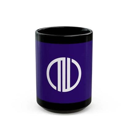 Flag of Sendai Miyagi Japan - Black Coffee Mug 15oz - Go Mug Yourself