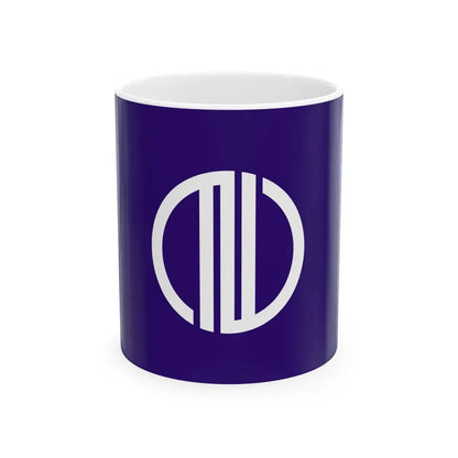 Flag of Sendai Miyagi (Japan) White Coffee Mug 11oz - Go Mug Yourself