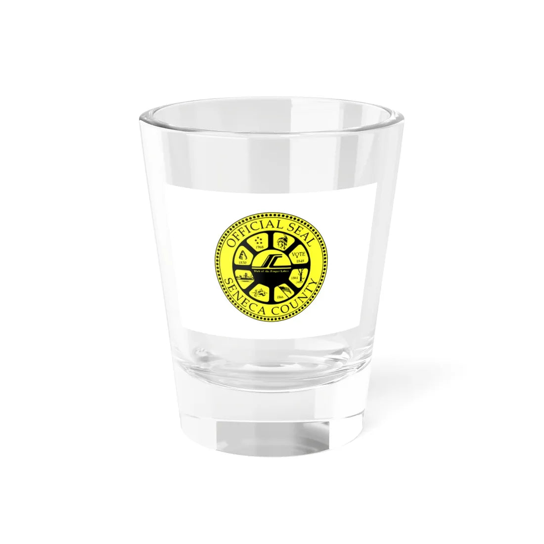 Flag of Seneca County New York (United States) Shot Glass 1.5oz 1.5oz - Go Mug Yourself