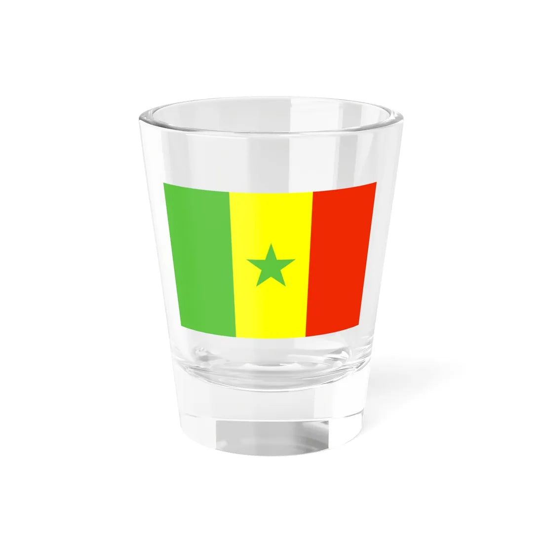 Flag of Senegal WFB 2000 (Senegal) Shot Glass 1.5oz 1.5oz - Go Mug Yourself