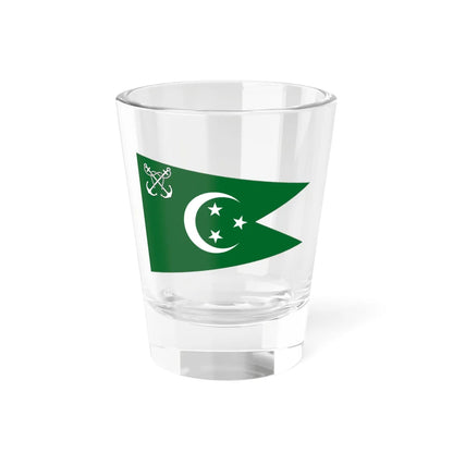 Flag of senior officer of the Navy of Egypt 1922-1952 (Egypt) Shot Glass 1.5oz 1.5oz - Go Mug Yourself