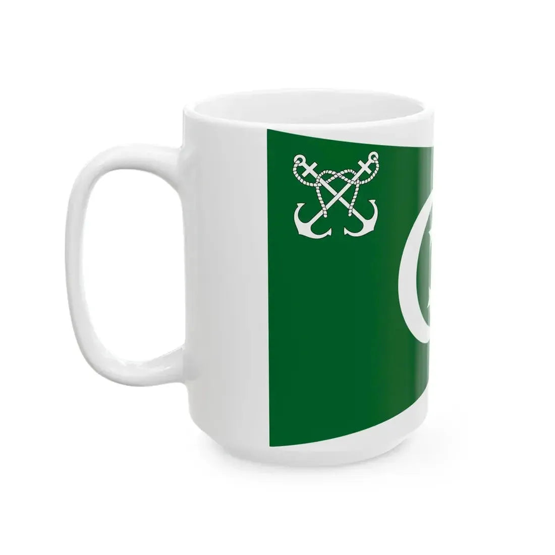 Flag of senior officer of the Navy of Egypt 1922-1952 (Egypt) White Coffee Mug - Go Mug Yourself
