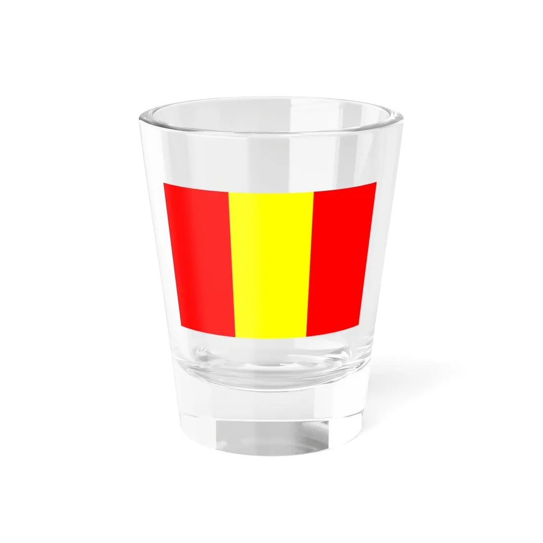 Flag of Senlis (France) Shot Glass 1.5oz 1.5oz - Go Mug Yourself