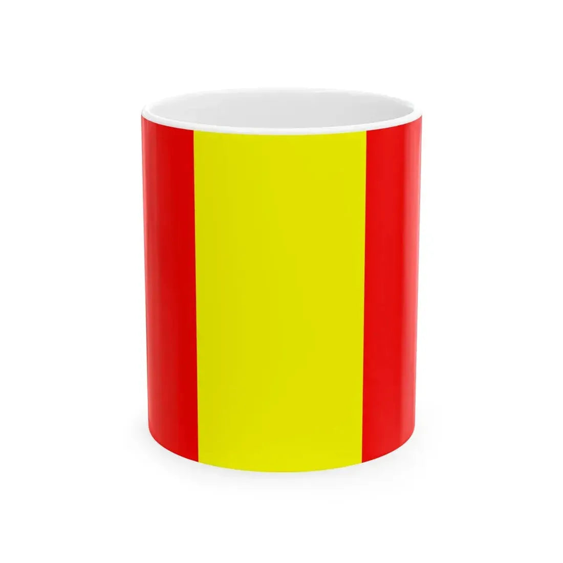 Flag of Senlis (France) White Coffee Mug 11oz - Go Mug Yourself