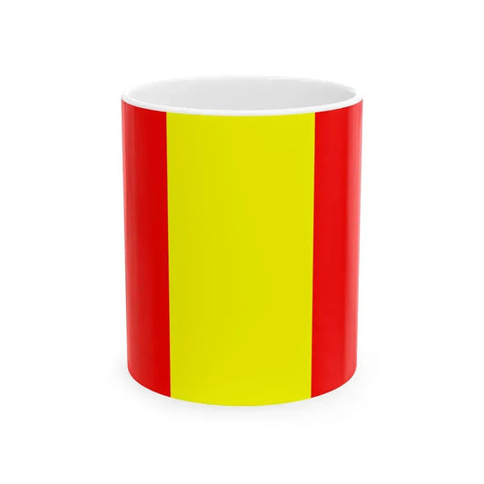 Flag of Senlis (France) White Coffee Mug 11oz - Go Mug Yourself
