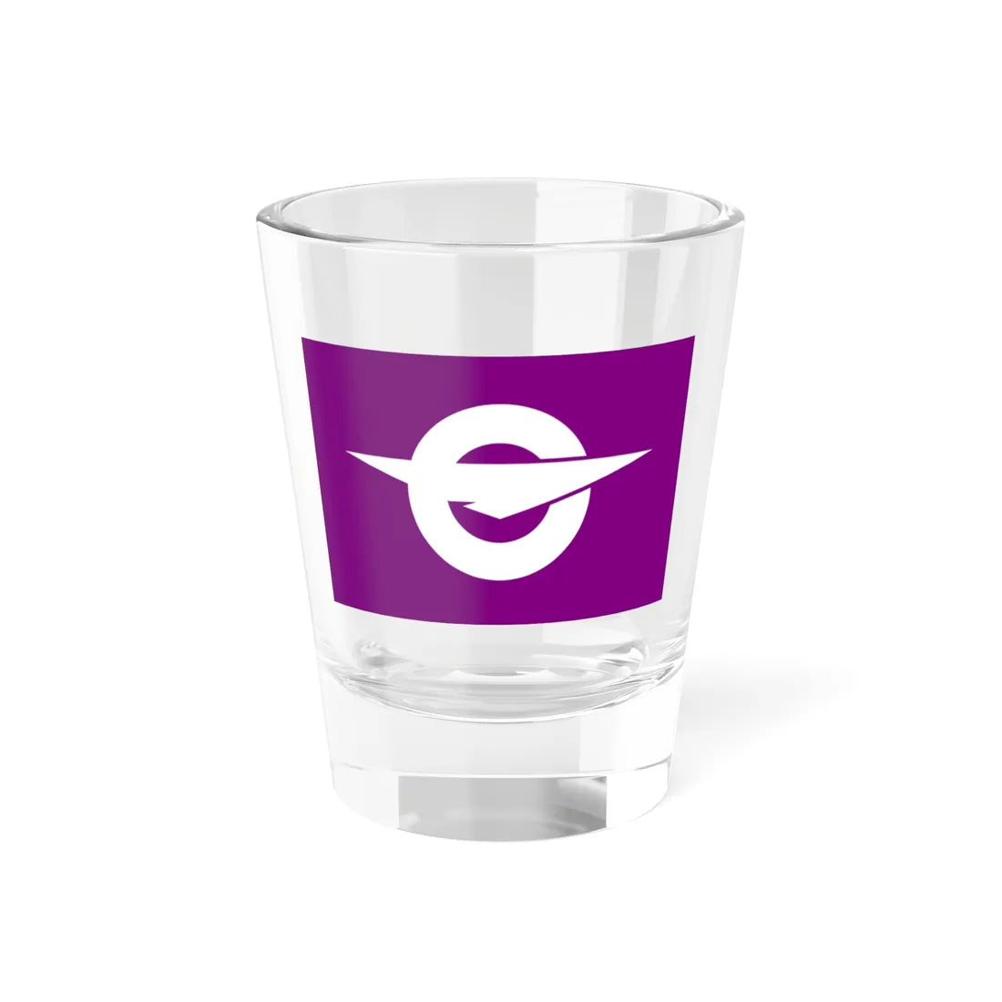 Flag of Senmaya Iwate 1960-2005 (Japan) Shot Glass 1.5oz 1.5oz - Go Mug Yourself