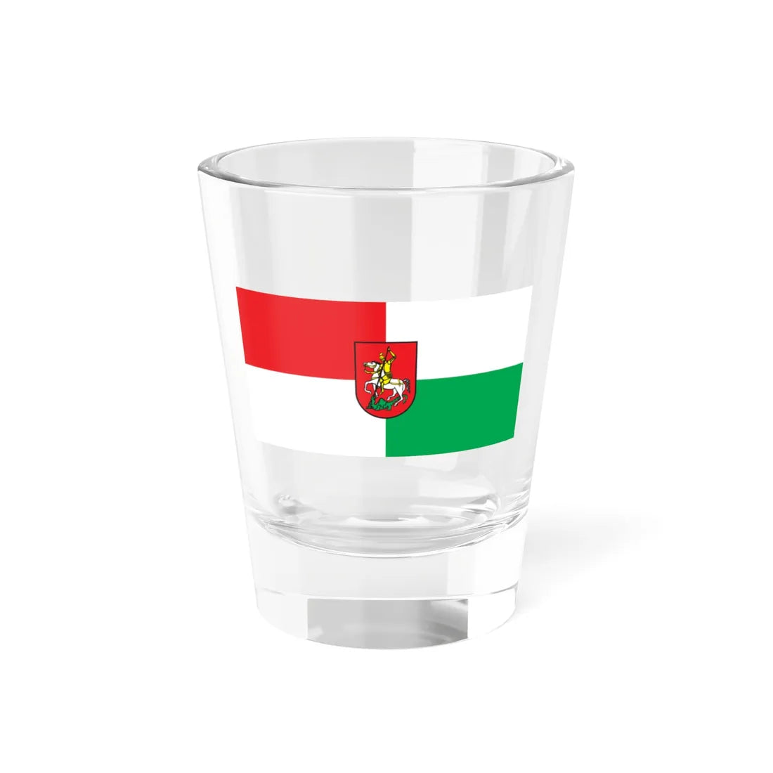 Flag of Sentjur (Slovenia) Shot Glass 1.5oz 1.5oz - Go Mug Yourself