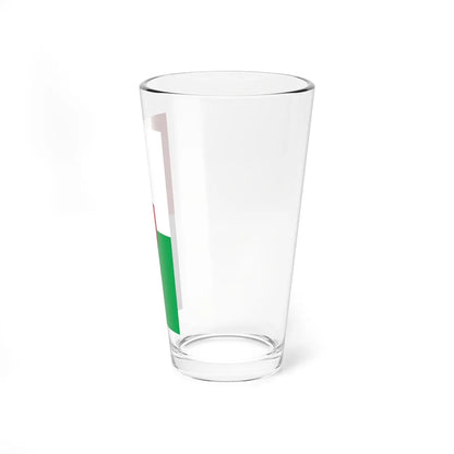 Flag of Sentjur vertical (Slovenia) Pint Glass 16oz - Go Mug Yourself
