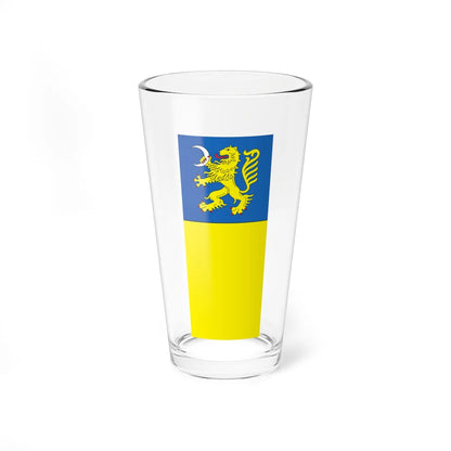 Flag of Sentrupert vertical (Slovenia) Pint Glass 16oz 16oz - Go Mug Yourself