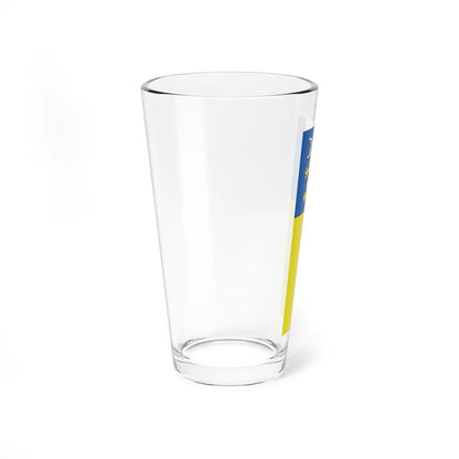 Flag of Sentrupert vertical (Slovenia) Pint Glass 16oz - Go Mug Yourself
