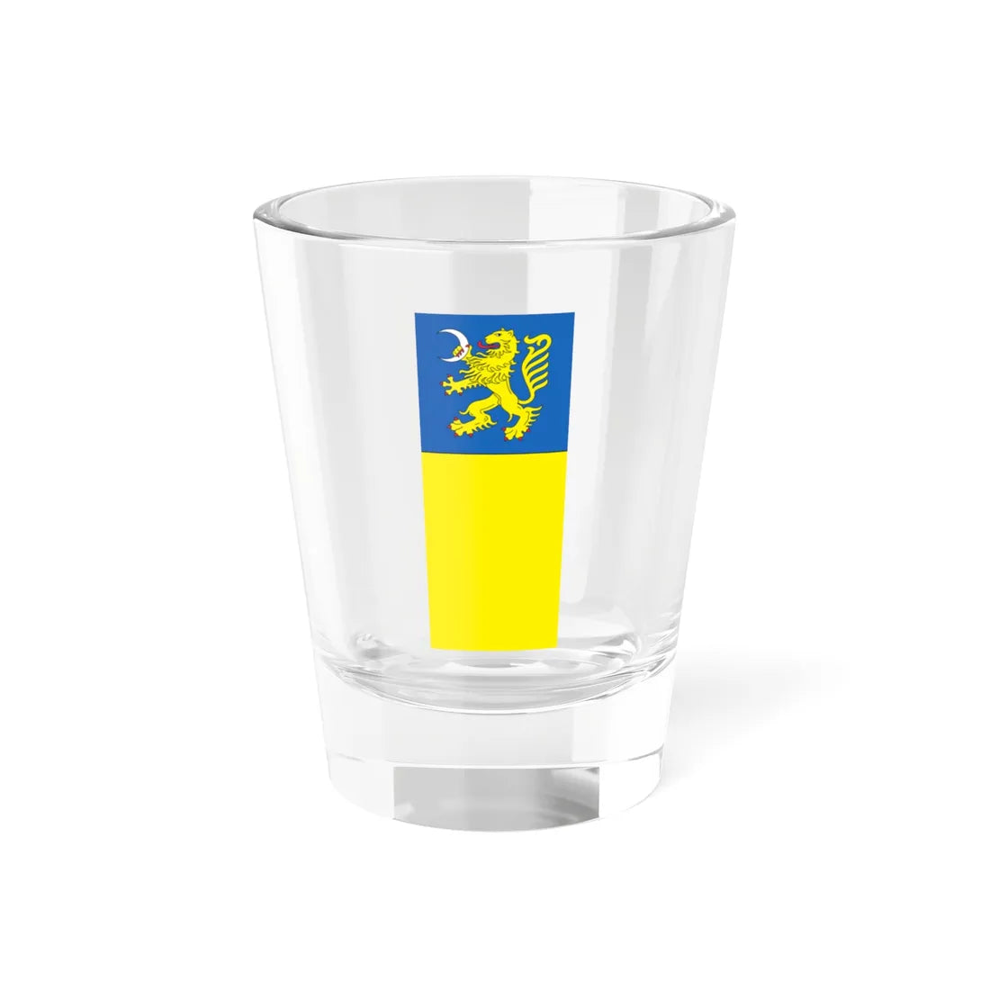 Flag of Sentrupert vertical (Slovenia) Shot Glass 1.5oz 1.5oz - Go Mug Yourself