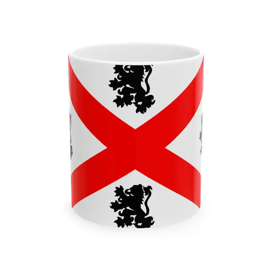 Flag of Seraing (Belgium) White Coffee Mug 11oz - Go Mug Yourself