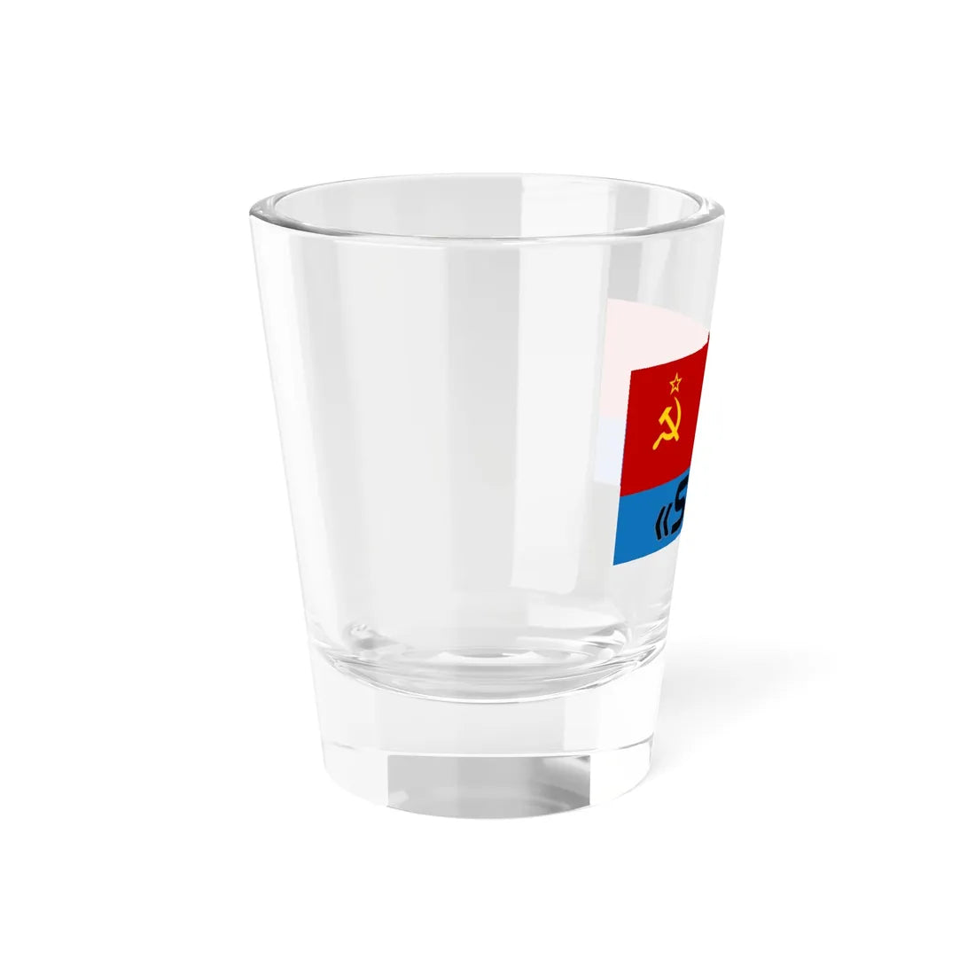 Flag of SERB (Russia) Shot Glass 1.5oz - Go Mug Yourself