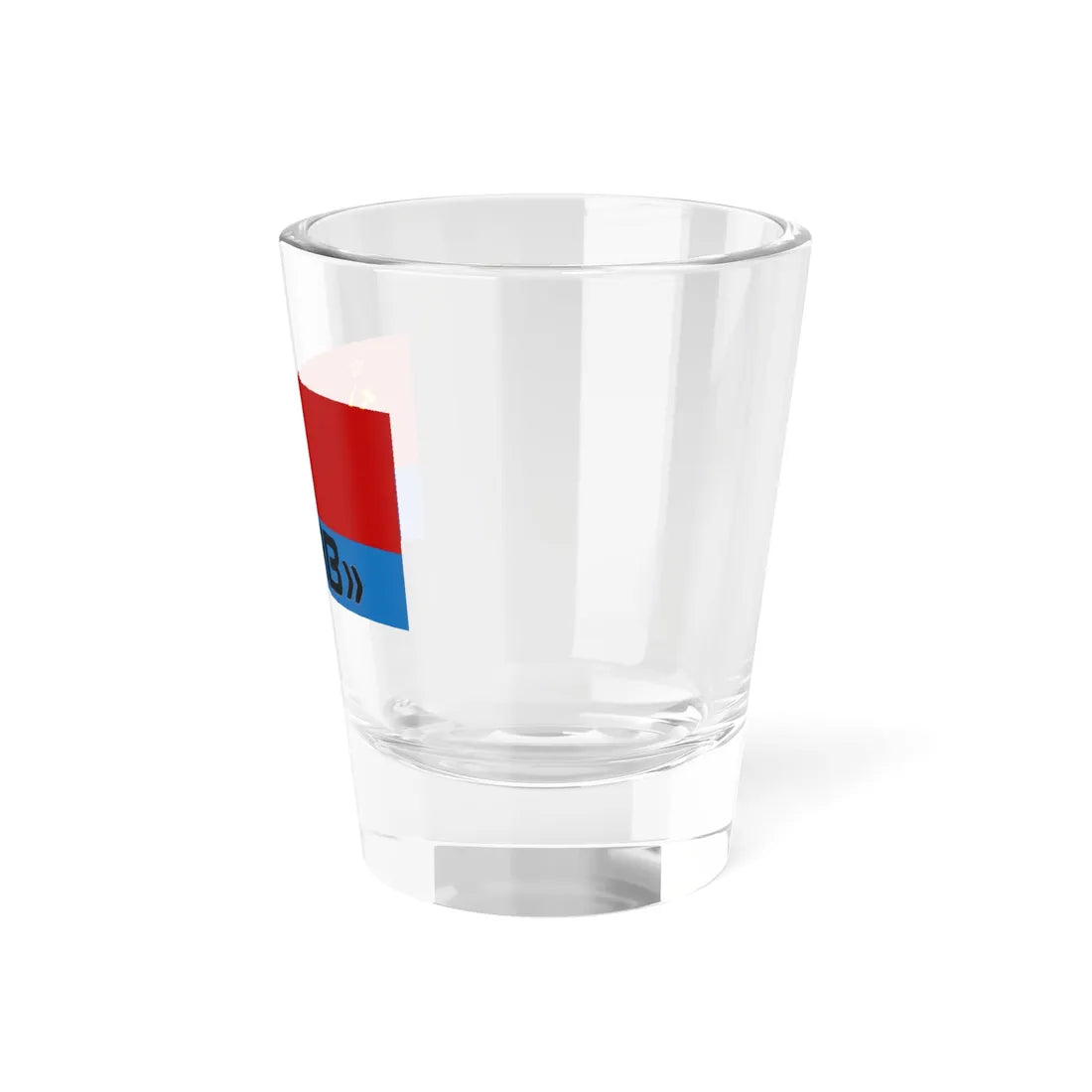 Flag of SERB (Russia) Shot Glass 1.5oz - Go Mug Yourself