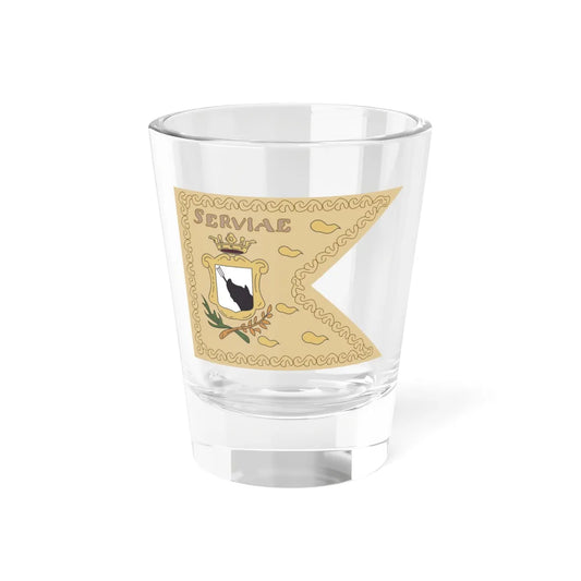 Flag of Serbia 1792 (Serbia) Shot Glass 1.5oz 1.5oz - Go Mug Yourself
