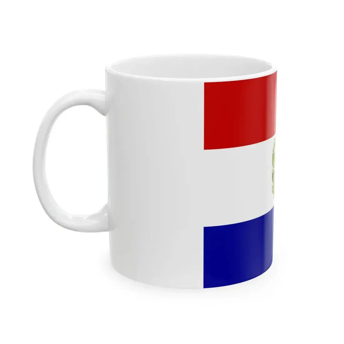 Flag of Serbia 1835 (Serbia) White Coffee Mug - Go Mug Yourself