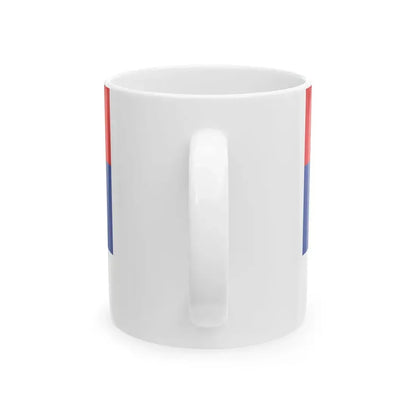 Flag of Serbia 1882-1918 2 (Serbia) White Coffee Mug - Go Mug Yourself