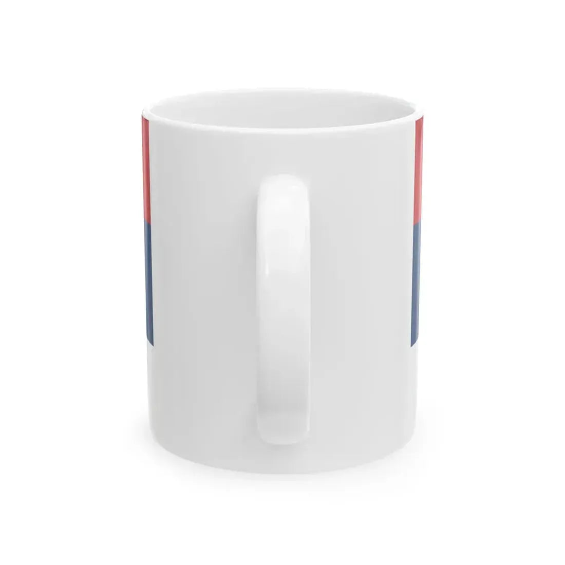Flag of Serbia 1882-1918 (Serbia) White Coffee Mug - Go Mug Yourself
