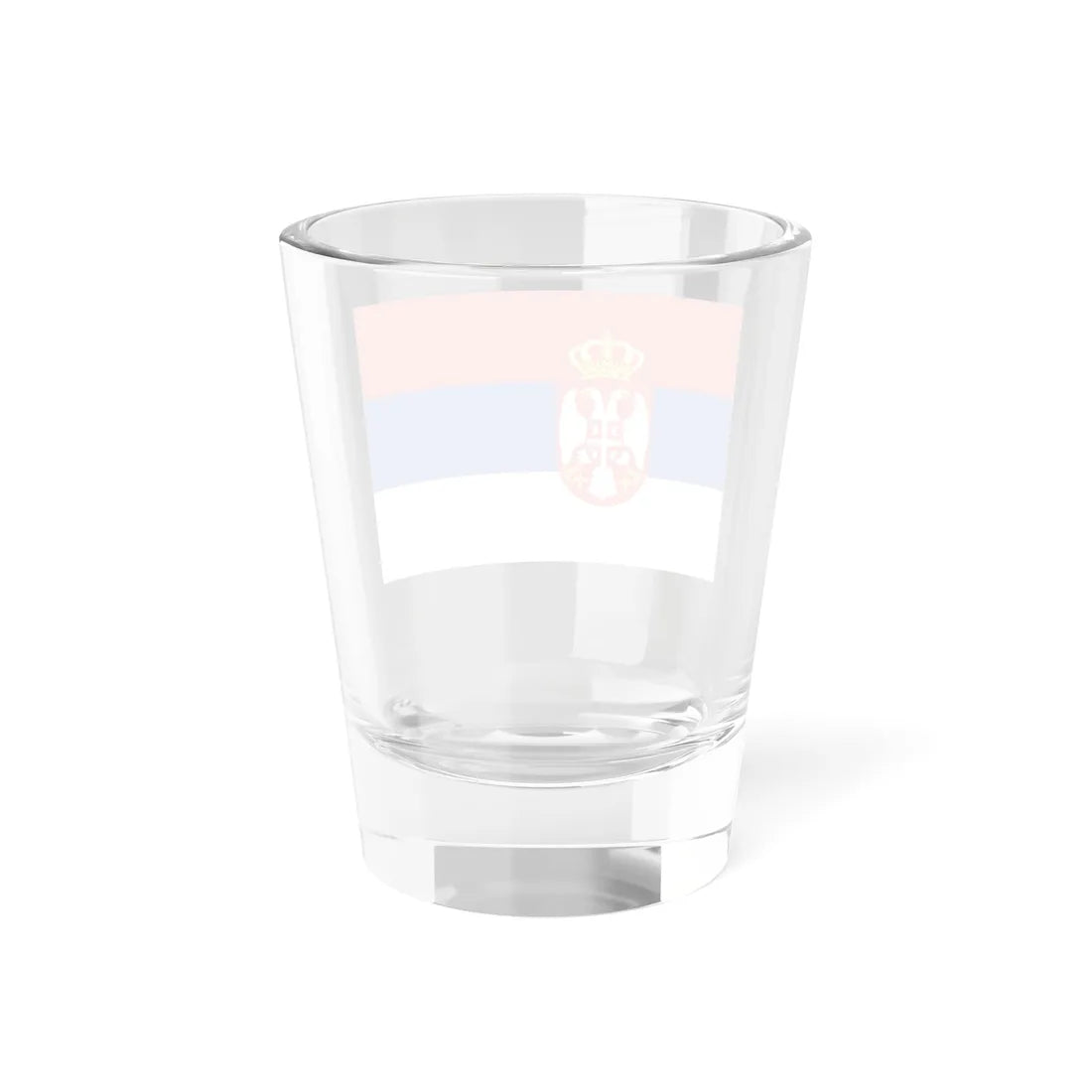 Flag of Serbia 2004-2010 lighter (Serbia) Shot Glass 1.5oz - Go Mug Yourself